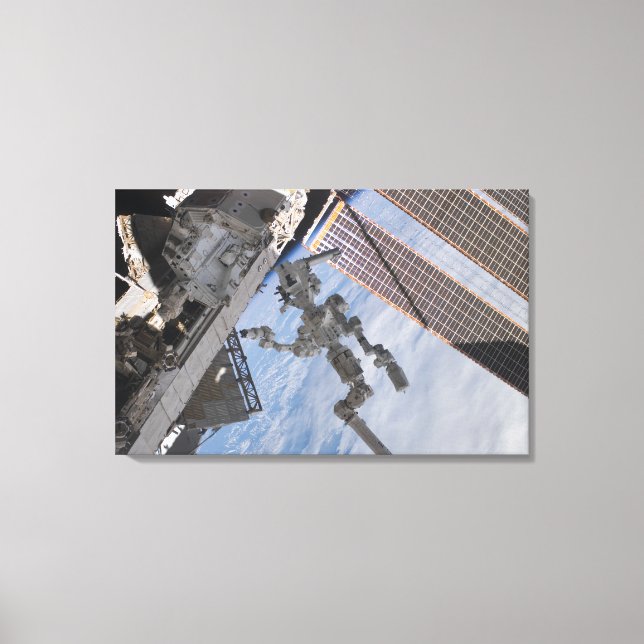 Det kanadensiska byggt Dextre-robotsystemet 2 Canvastryck (Framsida)