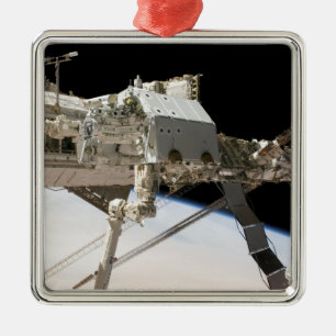 Det kanadensiska, byggt Dextre-robotsystemet Julgransprydnad Metall