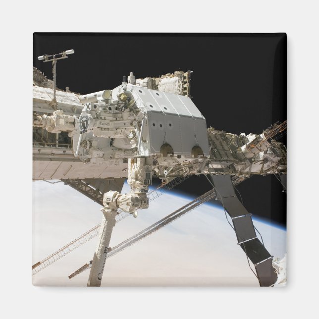 Det kanadensiska, byggt Dextre-robotsystemet Magnet (Framsidan)