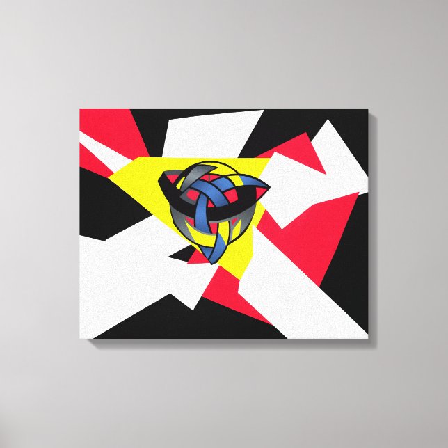 Det kända moderna keltiska Kanvastrycket Canvastryck (Framsida)