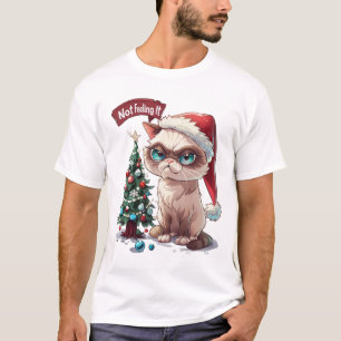Det känns inte - en grumlig katt t shirt
