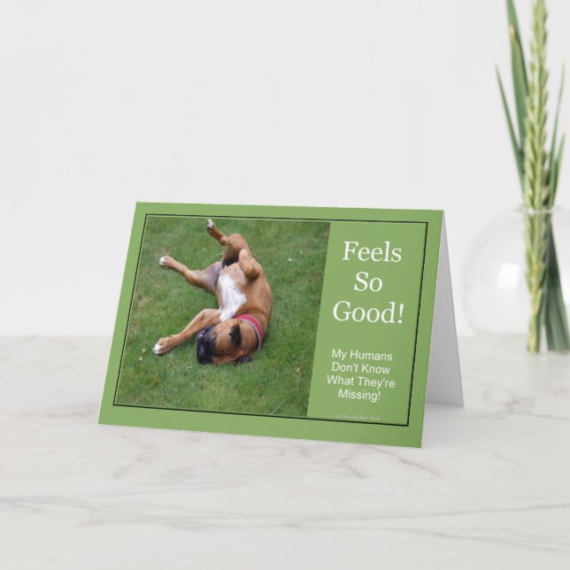 Det känns så att Bra Greeting Card Kort (Framsida)