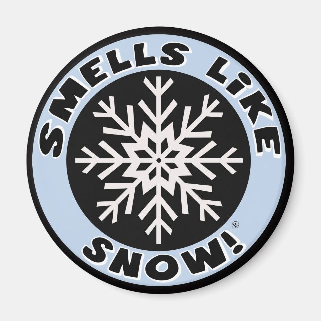 Det känns som Snö! Magnet (Framsidan)