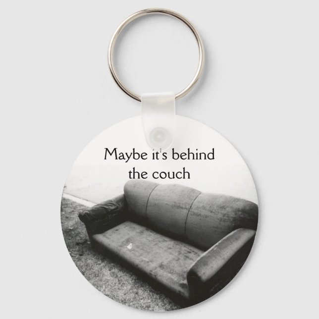 Det kanske ligger bakom nyckelring (Framsida)