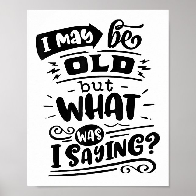 Det kanske var gammalt, men det jag sa var roligt. poster (Framsidan)