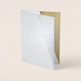 Det katolska Bröllopsprogrammet Torn Sepia Retro N Folierat Kort