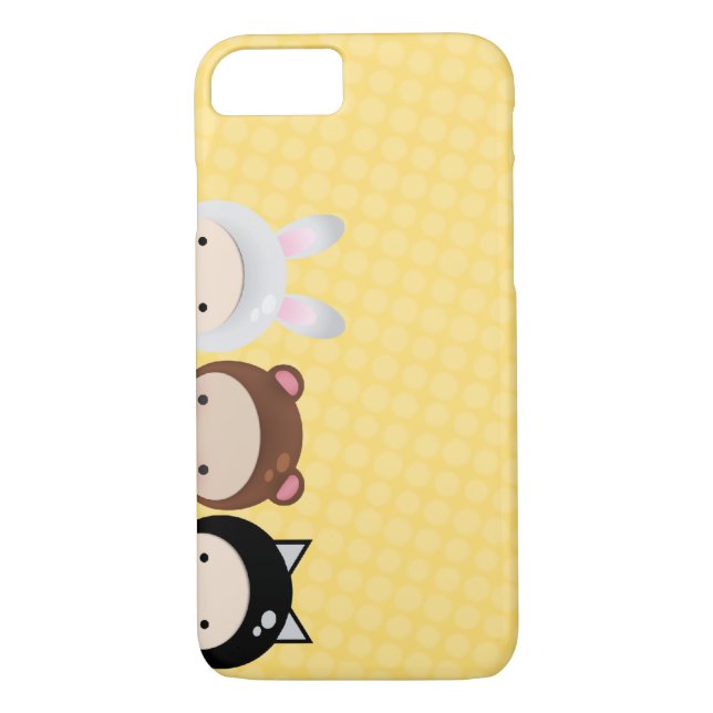 Det Kawaii nötkreatur behandla som ett barn iphone Case-Mate iPhone Skal (Baksida)