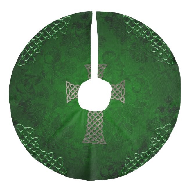 Det keltiska kor julgransmatta fusklinne (Framsidan)