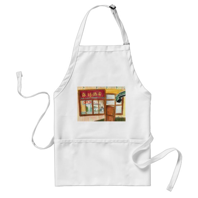 Det kinesiska Cuisineet Apron (Pike Ställe Seattle Förkläde (Framsidan)