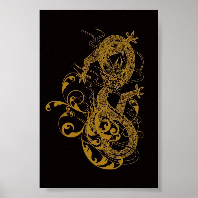 Det kinesiska drakonåret 2012 poster (Framsidan)