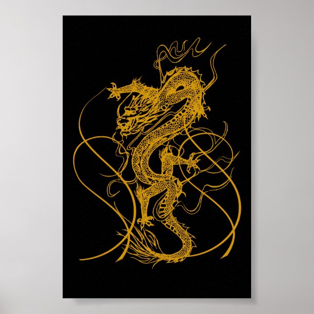 Det kinesiska drakonåret 2012 poster (Framsidan)