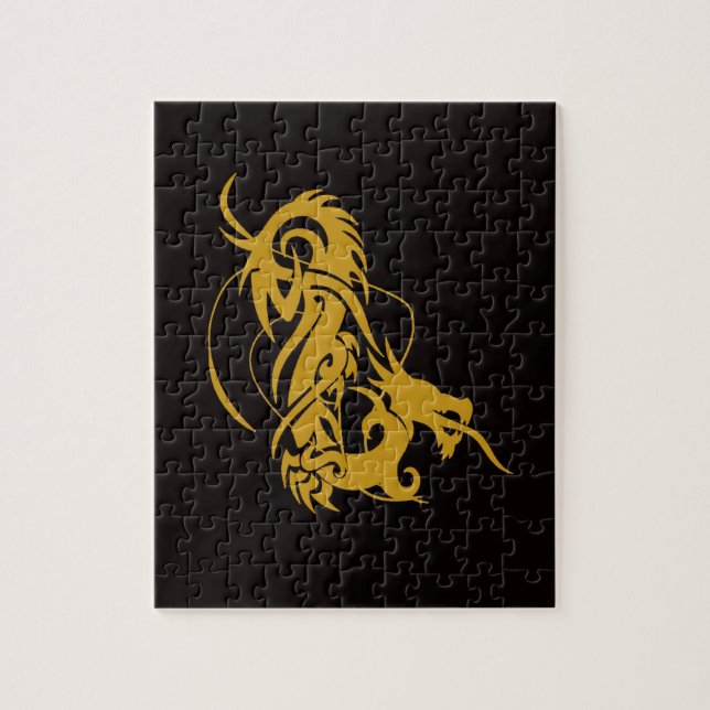 Det kinesiska drakonåret 2012 pussel (Vertikal)