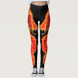 Det kinesiska Lunarnyåret i glitter i Dragon Leggings