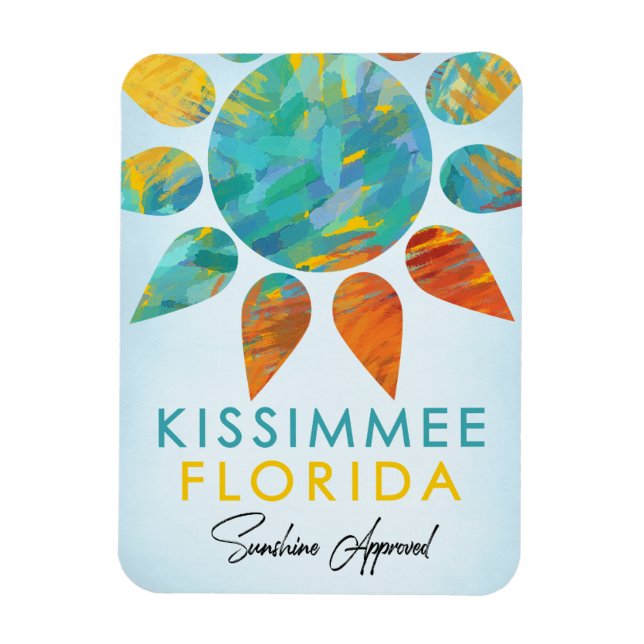 Det Kissimmee Florida solskenet reser Magnet (Vertikal)