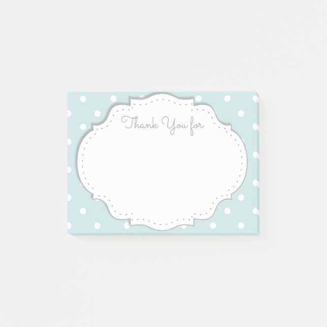 Det klibbiga tack noterar post-it block (Framsida)