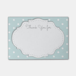 Det klibbiga tack noterar post-it block