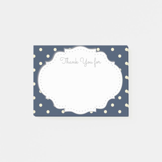 Det klibbiga tack noterar post-it block (Framsida)