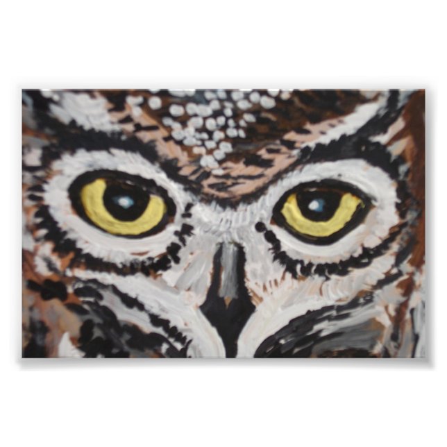 Det kloka uggla fototryck (Framsidan)