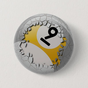 Det knäckte snäckaavbrottet ut numrerar boll för 9 knapp