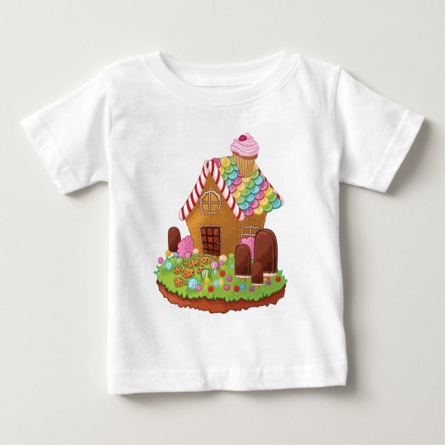 Det knaprade huset t shirt (Framsida)