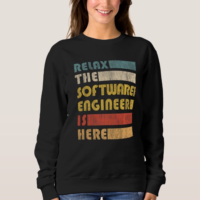 Det Kodar Avslappnad Mjukvaruingenjör T Shirt (Framsida)