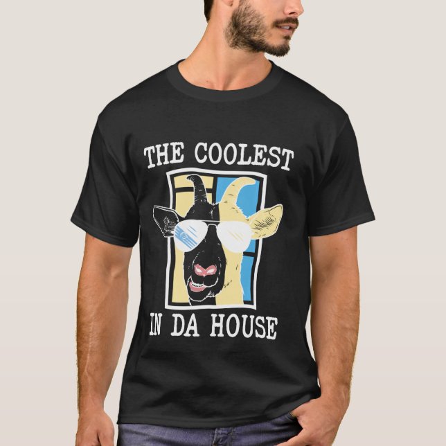 Det kolaste getet i Da House-Funny Coola Pappa Goa T Shirt (Framsida)