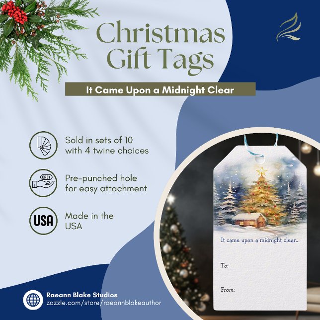 Det kom vid en midnattsfri julklapp Märkre Presentetikett (Skapare uppladdad)