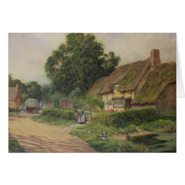 Det kommande av Haycarten Hälsningskort (Framsidan Horizontal)