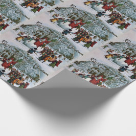 Det kommande av pappa jul presentpapper