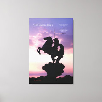 "Det kommande Kung"® Silouette-Kanvastrycket Canvastryck