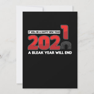 Det kommer att bli Gott nytt år 2021 julklapp i Ju Inbjudningar