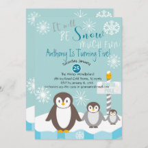 Det kommer att bli mycket Roligt i Snö på födelsed