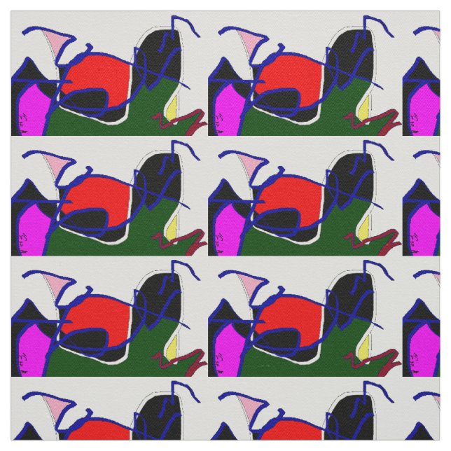 DET KOMMER ATT FABRIKA. KOLORFUL TYG (Provkarta)