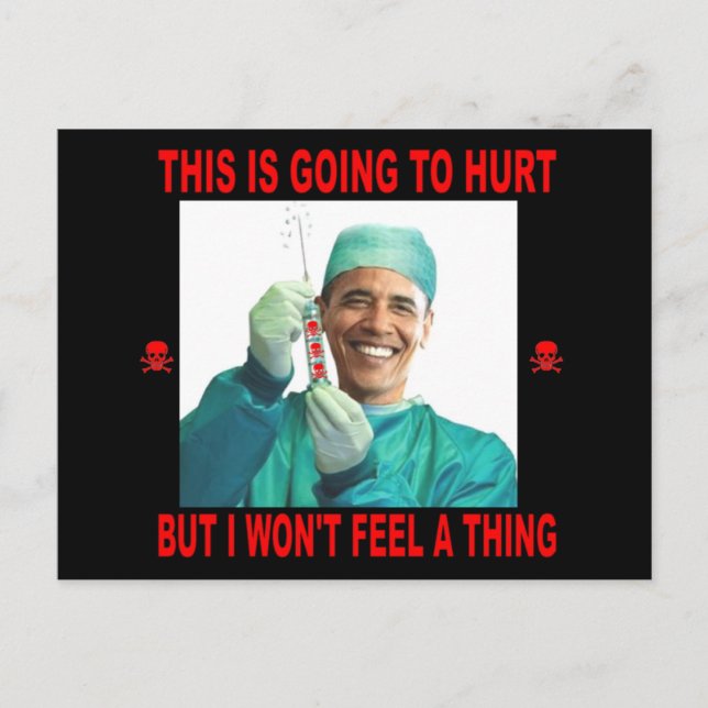 DET KOMMER ATT ONT, INTE JAG. VYKORT (Framsida)