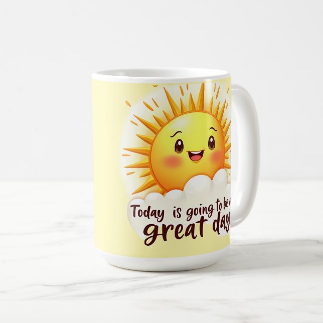 Det kommer bli en fantastisk dag kaffemugg (Framsida höger)
