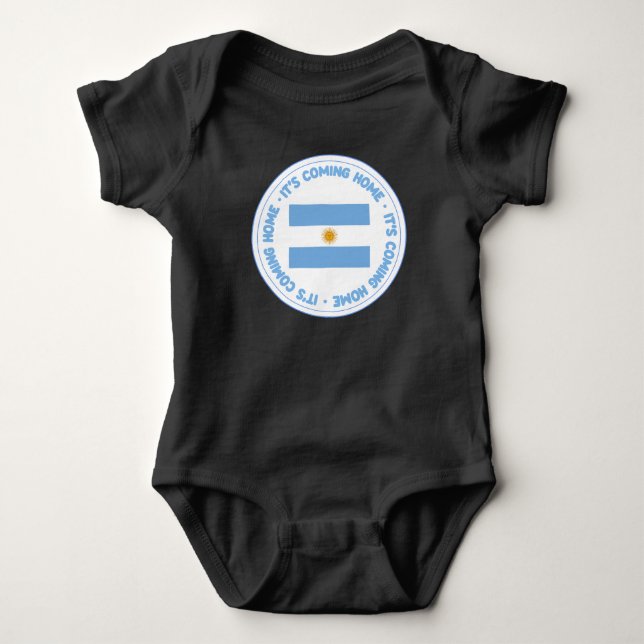 Det kommer hem Argentina - Baby T Shirt (Framsida)
