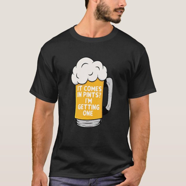 Det kommer i poäng jag får ett öl t shirt (Framsida)