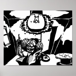 Det kommunistiska hörnet Noir Poster