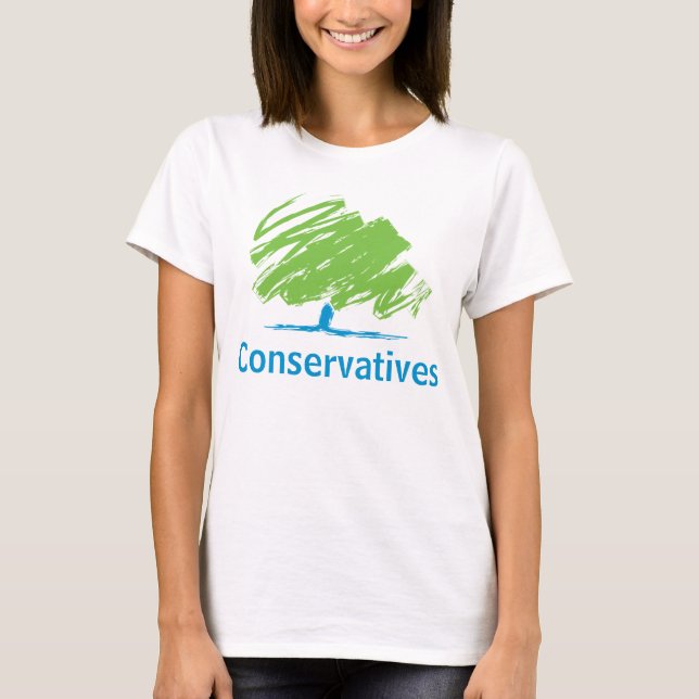 Det konservativa partiet i Storbritannien uk T-shirt (Framsida)