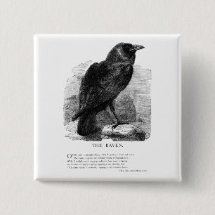 Det korpsvart av Edgar Allen Poe Knapp