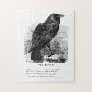 Det korpsvart av Edgar Allen Poe Pussel