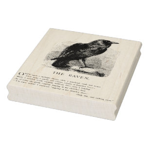 Det korpsvart av Edgar Allen Poe Stämpel