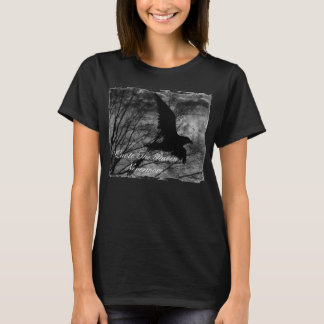 Det korpsvart nevermore tee shirt
