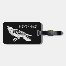 Det korpsvart, svartvitt bagagebricka