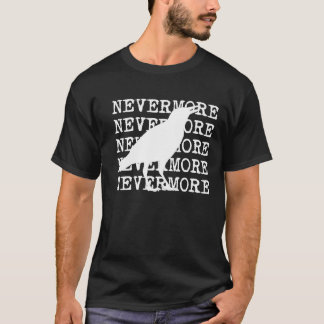 Det korpsvart vid den Edgar Allan Poe T-tröja T-shirt