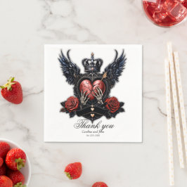 Det krackade hjärtat: en gotisk pos. pappersservett