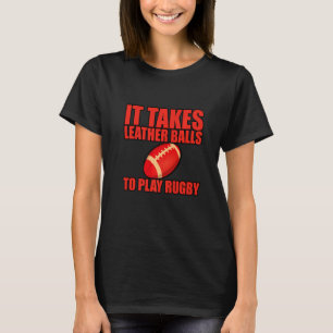 Det krävs att Bollar spelar Rugby T Shirt