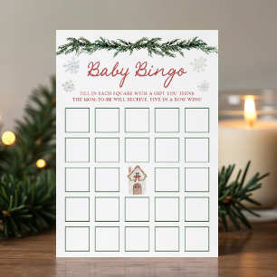 Det Krävs En By Baby Shower Bingo Kort