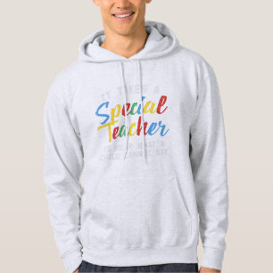 Det krävs en Speciell lärare att höra.. Hoodie