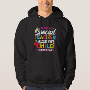 Det krävs en Speciell lärare för att höra vad ett Hoodie